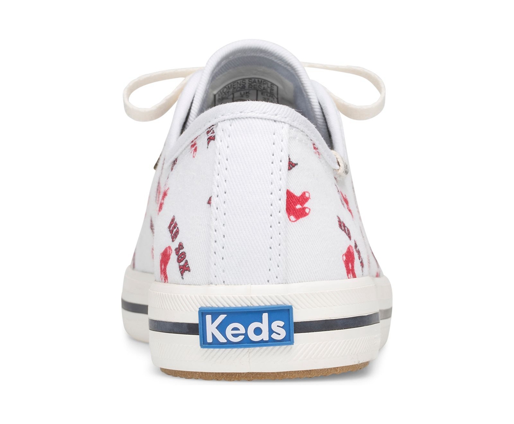 Zapatillas Keds Mujer Blancas/Rojas - Kickstart Mlb® - 329-ENJSPU